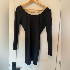 Nasty Gal Black Chain Dress